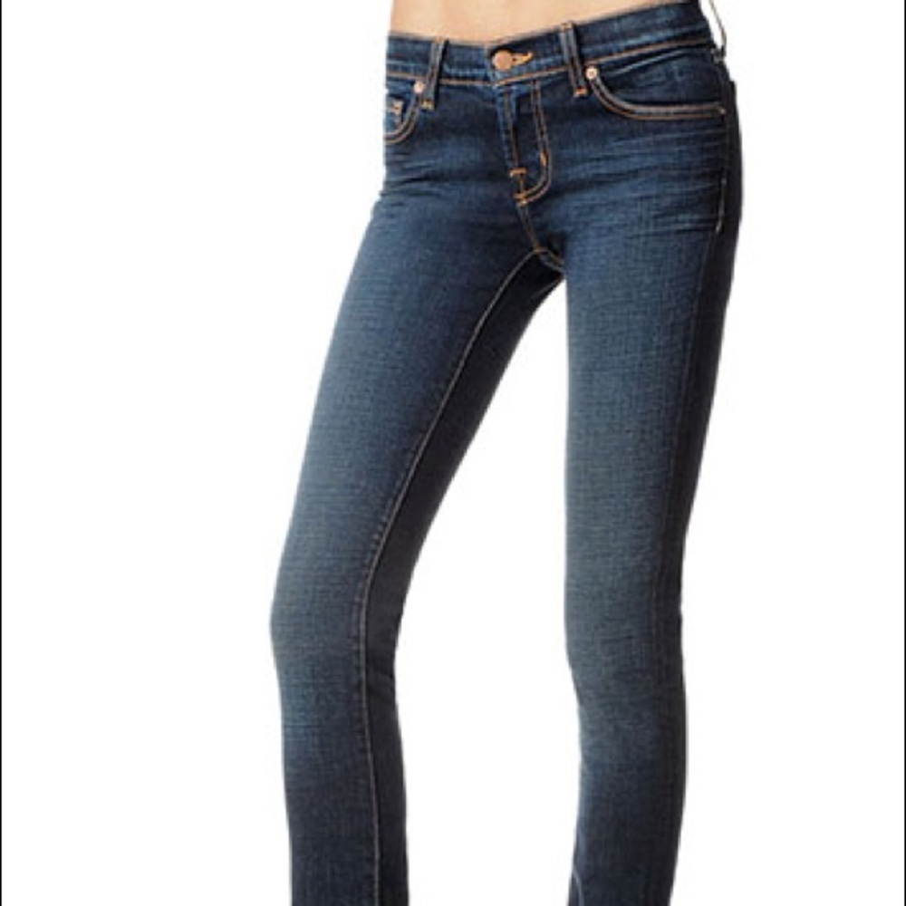 J BRAND low rise pencil cut jeans
